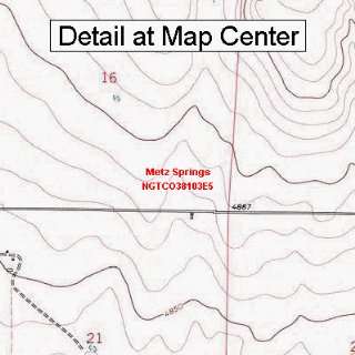   Map   Metz Springs, Colorado (Folded/Waterproof)