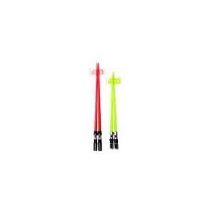    Star Wars Darth Vader and Yoda Lightsaber Chopsticks Toys & Games