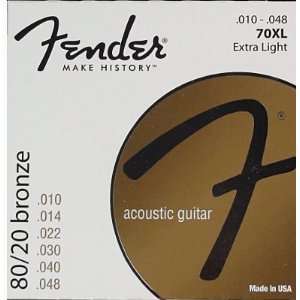  Fender Accesories 073 0070 402 80/20 Bronze Acoustic 