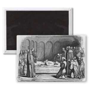  Death of Abelard, illustration from Lettres   3x2 inch 