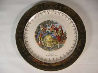 Sabin Crest O Gold Souvenir Plate Indianapolis Indiana  