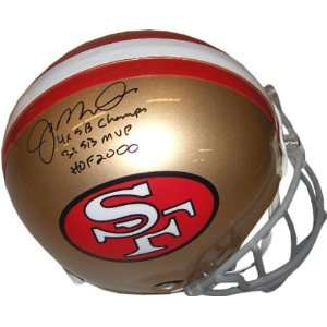Joe Montana San Franscisco 49ers Autographed Authentic Proline Helmet 