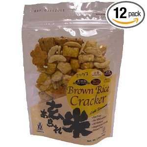 Mishima Brown Rice Cracker  Mix light Seasoning, 2.86 Oz. 12 Pack