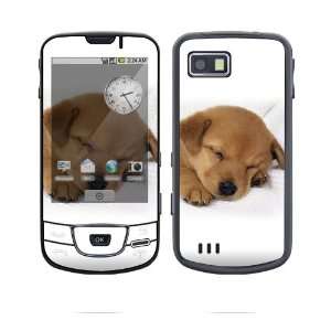  Samsung Galaxy (i7500) Decal Skin   Animal Sleeping Puppy 