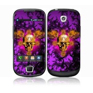  Samsung Galaxy 3 i5800 Decal Skin Sticker   Gothika Skull 