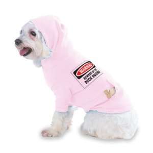  DECK BUILDER Hooded (Hoody) T Shirt with pocket for your Dog or Cat 