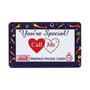   Phone Card 10u Youre Special Call Me SAMPLE 