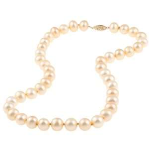  DaVonna Gold Freshwater Pearl 16 inch Strand (9 10 mm 