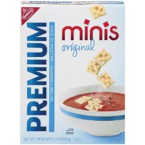 Premium Mini Saltine Crackers, 9 oz Grocery & Gourmet Food