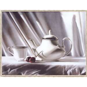  Cherry & Tea Pot by Alexander Sheversky. Size 16.00 X 12 