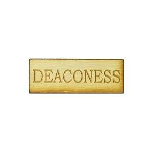  Wood Deaconess Badge Pack of 3