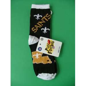  NFL New Orleans Saints Childrens Socks Size 7 8 1/2 