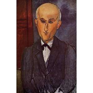 Oil Painting Max Jacob Amedeo Modigliani Hand Painted Art  