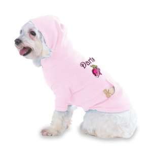 Darts Princess Hooded (Hoody) T Shirt with pocket for your Dog or Cat 