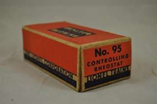 Lionel No. 95 Controlling Rheostat  