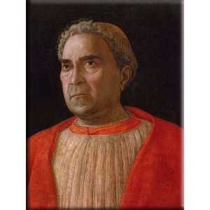   Lodovico Trevisano 23x30 Streched Canvas Art by Mantegna, Andrea