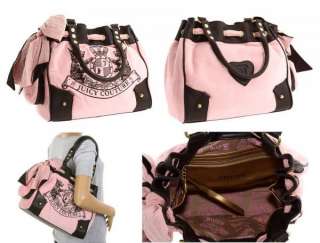 NWT JUICY COUTURE Pink Scottie Daydreamer Bag w/ Wallet  