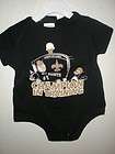 HOLE IR New Orleans Saints INFANT 6/9 Month Creeper VIP