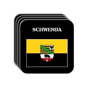  Saxony Anhalt   SCHWENDA Set of 4 Mini Mousepad Coasters 