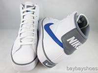   CLASSIC HIGH HI WHITE/VARSITY ROYAL BLUE/COOL GRAY MID MENS ALL SIZES