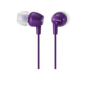    Sony MDREX10LP/VLT Fashion Earbud Headphones   Purple Electronics