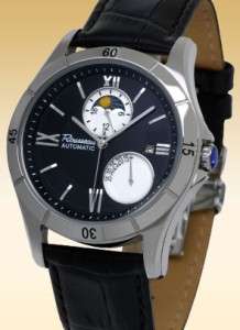 NEW* ROUSSEAU Prelude Mens Luxury Automatic 22J Power Reserve Date 