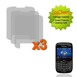   3X LCD SCREEN PROTECTOR FOR BLACKBERRY Curve 8530 Aries Electronics