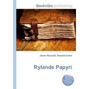  Rylands Papyri Ronald Cohn Jesse Russell Books
