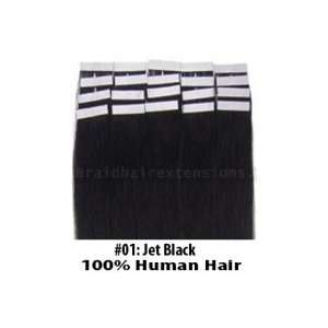  Jet Black Tape In Hair Extensions Beauty