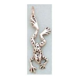    Sterling Silver Charm, Tree Frog, 1 9/16 inch, 3 grams Jewelry
