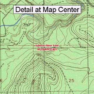 USGS Topographic Quadrangle Map   Salmon River East, Washington 