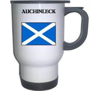  Scotland   AUCHINLECK White Stainless Steel Mug 