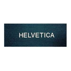  Letter Set, Helvetica Font, 1 quot;, 300/ST, White Office 