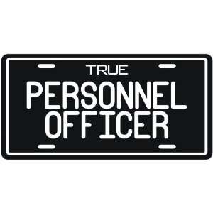 New  True Personnel Officer  License Plate Occupations  