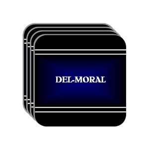  Personal Name Gift   DEL MORAL Set of 4 Mini Mousepad 