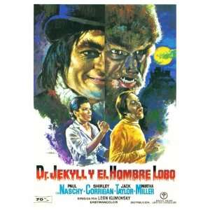 Dr. Jekyll y el Hombre Lobo (1972) 11 x 17 Movie Poster Spanish Style 