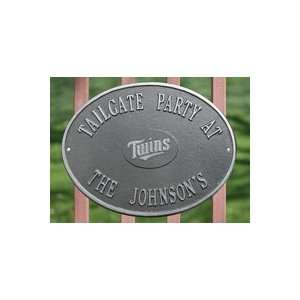  Personalized Twins Oval Name Plaque