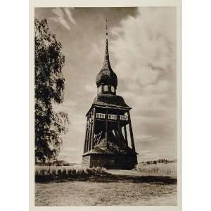  1924 Old Belfry Klockstapel Delsbo Halsingland Sweden 