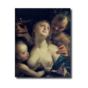  Bacchus Venus And Cupid Giclee Print