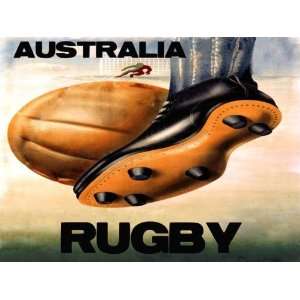  Rugby Australia Game Sport of the World 16 X 22 Image 