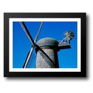  Low angle view of a traditional windmill 28x22 Framed Art 