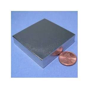   N50 2 x 2 x 1/2 Block, Package of 1 NdFeB Rare Earth Magnets