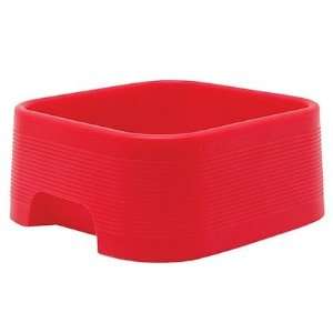  Dogit Square Silicone Dish   Red (Quantity of 4) Health 