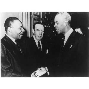  Roy Wilkins,Dr. Martin Luther King,Mayor Robert Wagner 