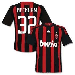    AC Milan YL soccer jersey+shorts #32 Beckham 