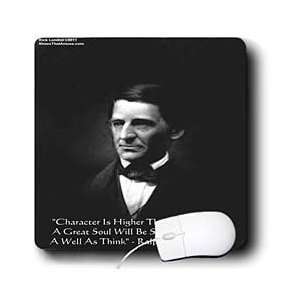   Character Over Intellect Wisdom Quote Gifts   Mouse Pads Electronics