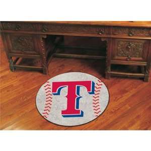   BSS   Texas Rangers MLB Baseball Floor Mat (5x6) 