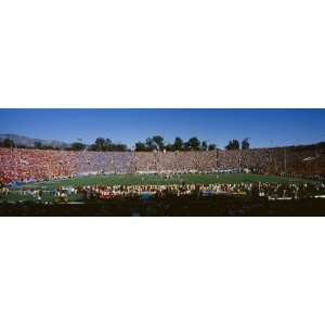  High Angle View of Spectators in a Stadium, Rose Bowl Stadium 