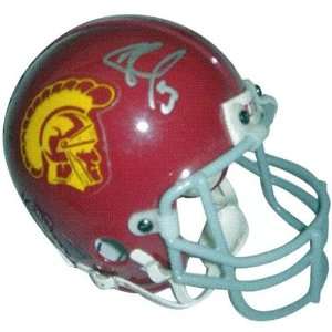 Carson Palmer Autographed USC Trojans Authentic Mini Helmet 