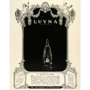   Thomas Leeming Chanson Dete Luyna Fragrance Bottle   Original Print Ad